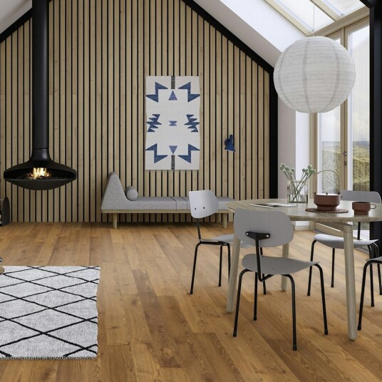Boen Parkett Eik Semi Smoked Oljet 1 Stav