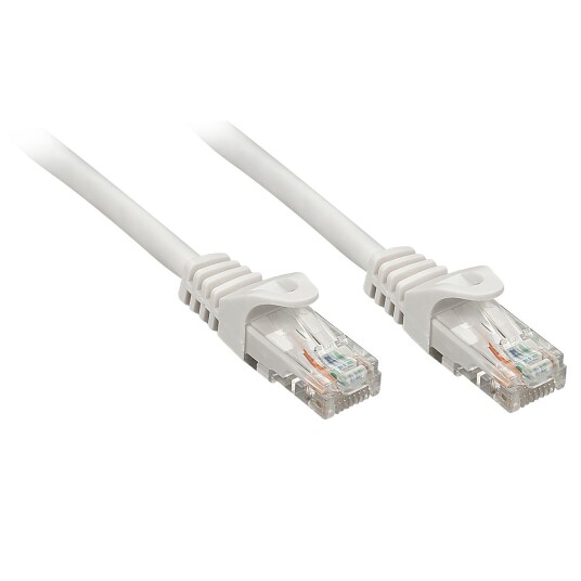 LINDY U/UTP CAT5e CCA Ethernet Cable Grey 3m Factory Sealed LINDY U/UTP CAT5e CCA Ethernet Cable Grey 3m Factory Sealed