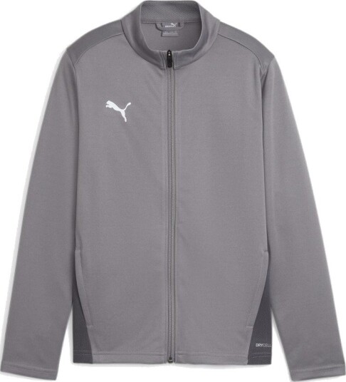 PUMA Treningsjakke teamGOAL Grå/PUMA White Barn størrelse 164 cm