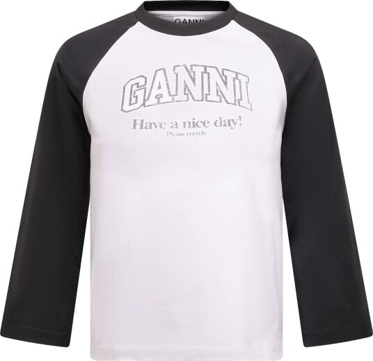 Ganni White Basic T Shirt White XS