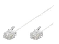 Microconnect RJ-11 Telefonkabel 3m Hvit