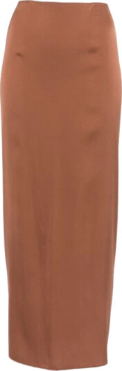 Silk95Five Dame Skjørt Brun S, Silk95Five Dame Skjørt Brun S,