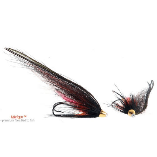 Midgar tubefluer Fullblood Bhatakorva black 99mm Large tubing
