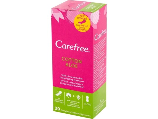 Carefree Carefree Cotton Aloe Truseinnlegg 1 Pakke 20 Stk