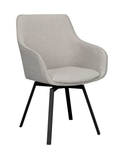 Rowico Home Alison spisestuestol Beige/svart Beige Rowico Home Alison spisestuestol Beige/svart Beige