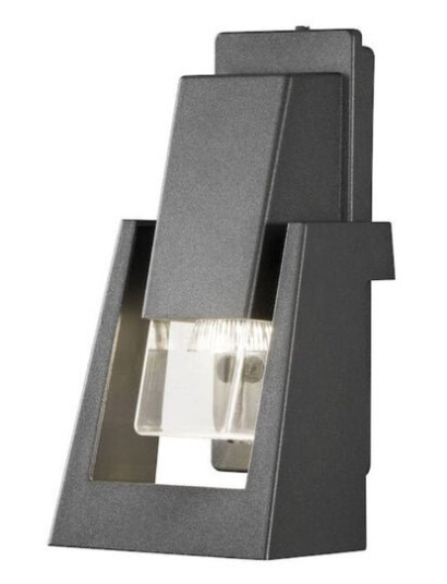 Konstsmide Potenza vegglampe ned - aluminium grå Konstsmide Potenza vegglampe ned - aluminium grå