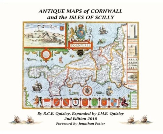 Antique Maps Of Cornwall And The Isles Of Scilly Av Robert Charles Edmund Quixley