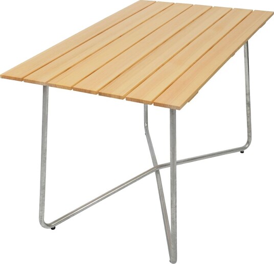 Grythyttan Stålmöbler Bord B25A 120 cm Mørkerød / Svart