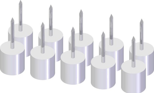 Lundbergs Hyllestift Lundbergs Wide 10 Pk Hvit 72202
