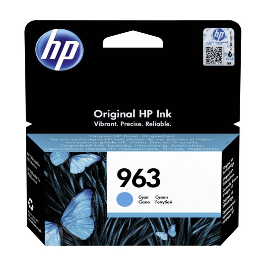 HP 963 / 3JA23AE Cyan Ink - Blekkpatron Blå HP 963 / 3JA23AE Cyan Ink - Blekkpatron Blå