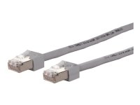 METZ CONNECT Ultraflex500 - Koblingskabel - RJ-45 (hann) til RJ-45 (hann) - 5 m - 6 mm - SFTP, PiMF - CAT 6 - med støvel, flertrådet - grå
