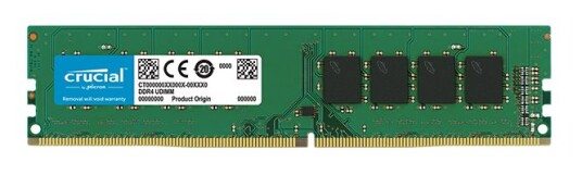 CRUCIAL 8GB DDR4 2400 MT/S  PC4-19200  CL17 SRX8 UNBUFFEREDDIMM 288P SR MEM