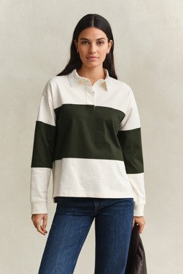 Gant Colorblocked Heavy Rugger Khaki green L Gant Colorblocked Heavy Rugger Khaki green L