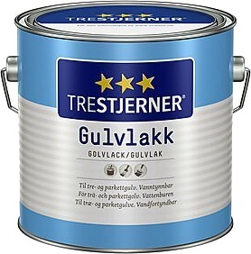 Trestjerner gulvlakk vanntynnbar matt 3 liter