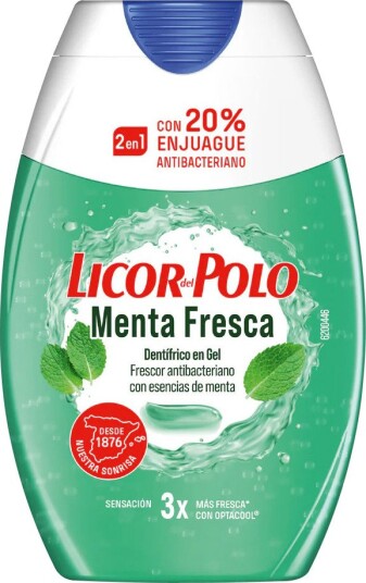 Licor del Polo Menta Fresca 2-in-1 Tannkrem Gel & Munnvann Fresh Mint 75 ml