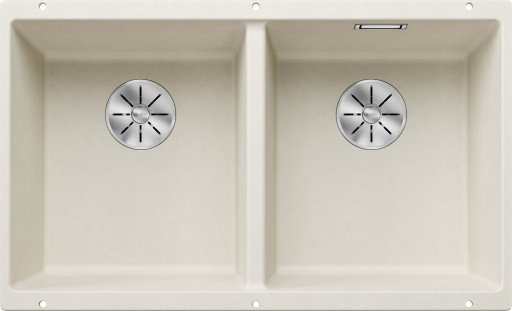 Blanco Subline 350/350-U UXI kjøkkenvask 75,5x46 cm, hvit Blanco Subline 350/350-U UXI kjøkkenvask 75,5x46 cm, hvit