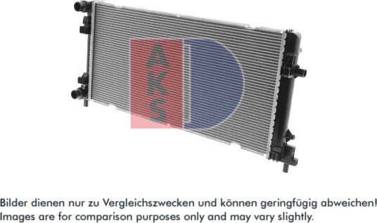 AKS DASIS 040115N Radiator motorkjøling AKS DASIS 040115N Radiator motorkjøling