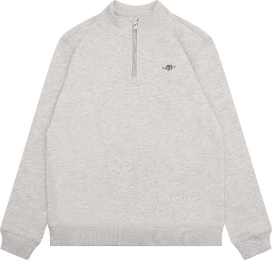 Gant Kids Shield Half Zip Sweatshirt   Grey   122