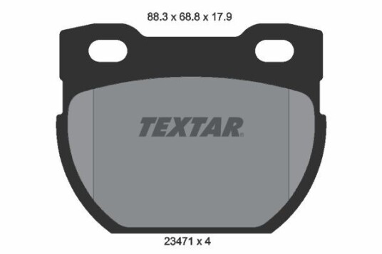 Bremseklosser TEXTAR 2347103