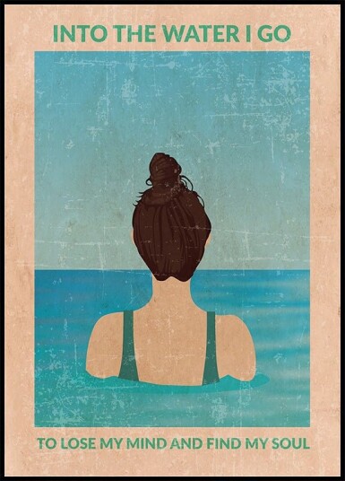 Into the Water Standard Wall Art Plakat / 70x100cm