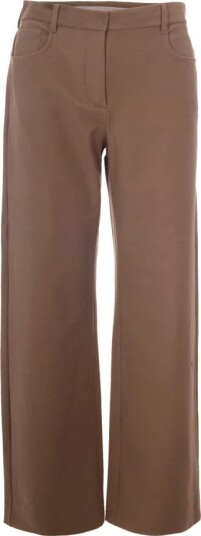 Max Mara Studio Dame Bukser Brun S, Max Mara Studio Dame Bukser Brun S,