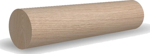 Combiwood Rundstokk Ubehandlet Amerikansk Eik 43x43x2700 mm