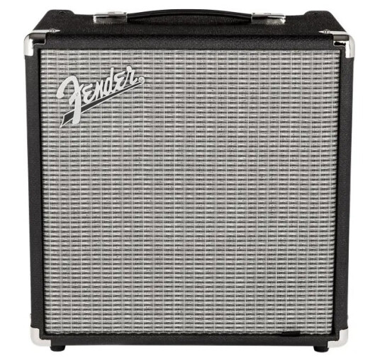 Fender Rumble 25 V3 Svart/sølv Fender Rumble 25 V3 Svart/sølv