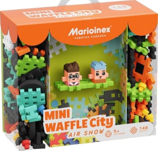 Marioinex Mini Waffle Flyshow Byggeklosser 148 Deler