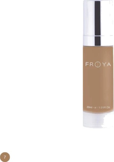 Frøya Photo Finish Moisture Foundation 30 ml, No. 7 Mørk med varm undertone
