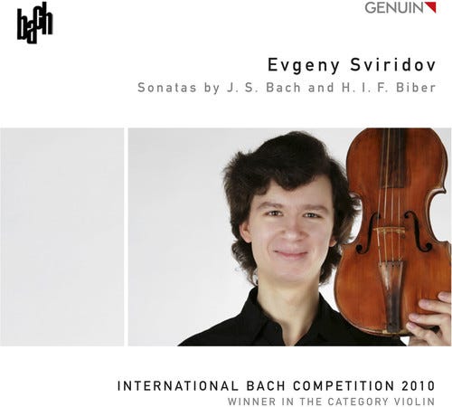 Evgeny Sviridov Zita Mikijanska Sonatas By Bach & Biber CD Evgeny Sviridov Zita Mikijanska Sonatas By Bach & Biber CD