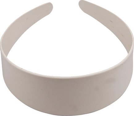 Hårbånd 40 mm Hvit