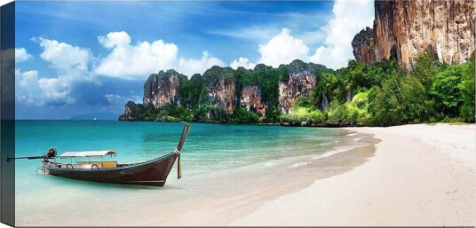 Canvasbilde YTY Nautical & Beach Flerfarget 120x50 cm