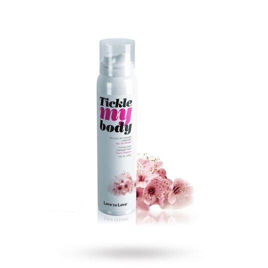 Tickle My Body Massasjeskum Cherry Blossom 150 ml Tickle My Body Massasjeskum Cherry Blossom 150 ml
