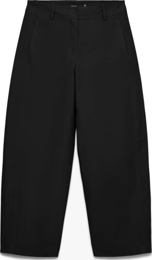 Vero Moda Curve Sofia Nid Waist Barrel Pant Sort 44/32