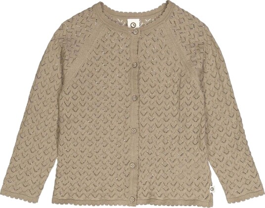 Müsli Cardigan   Strikk   Nålen ut   Kasjmir   Müsli   8 år 128   Cardigan   Beige