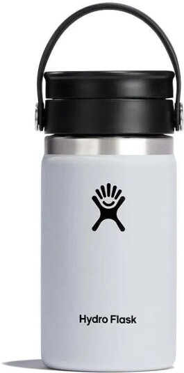 Hydro Flask 12 Oz Wide Flex Sip Lid White, drikkeflaske 12 oz White
