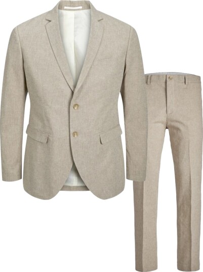 Jack & Jones Junior Riviera Dress Slim Fit Beige (128 / 8 år)