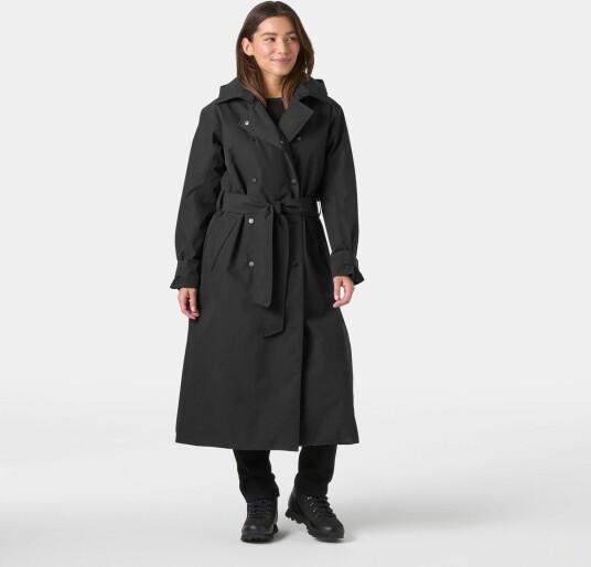 Helly Hansen Women’s Avenue Insulated Long Trench Coat Svart Xs