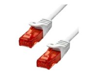 ProXtend - Koblingskabel - RJ-45 (hann) til RJ-45 (hann) - 1.5 m - 6 mm - UTP - CAT 6 - halogenfri, uten hindringer, flertrådet - hvit