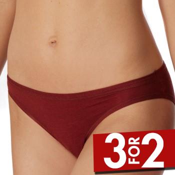 Schiesser Truser Personal Fit Mini Slip Vinrød XX-Large Dame