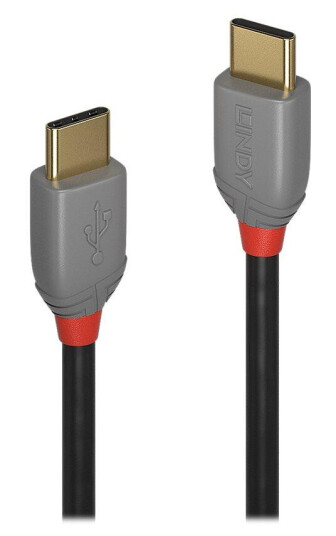 Lindy CROMO USB-C kabel 3 m USB 2.0 0,48 Gbit/s Sort