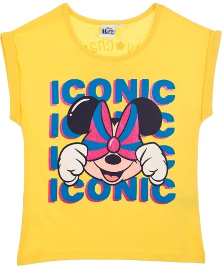 Disney Minni Mus T-skjorte Yellow 6 år