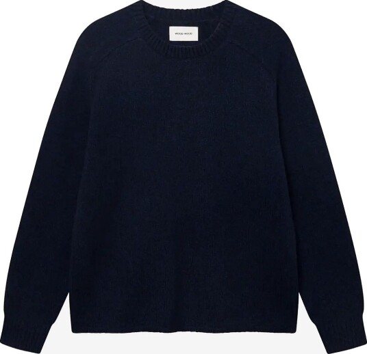 WOOD WOOD Wwcay Crew Neck 25514   OCEAN CAVERN MELANGE   M