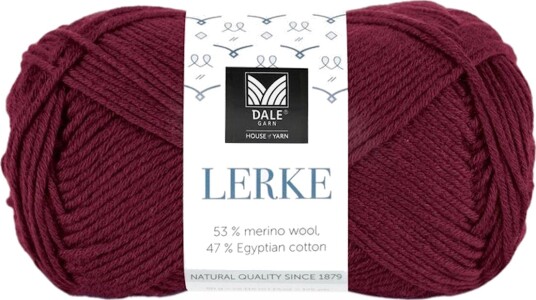 Dale Garn Lerke Bordeaux 8180, 50g
