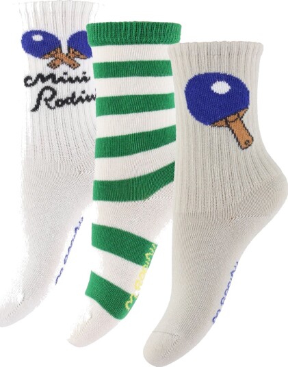Mini Rodini Table Tennis 3 Pack Socks Multi/patterned 20/23 Mini Rodini Table Tennis 3 Pack Socks Multi/patterned 20/23