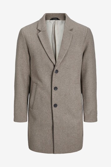 Jack & Jones Frakk jjeHarrison Wool Coat SN Grå