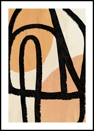 Curved Pathways Plakat Plakat / 30x40cm