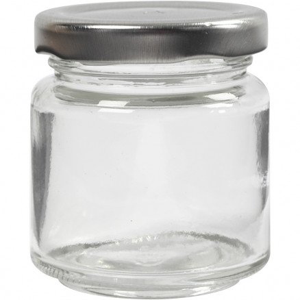 Diverse Sylteglass H: 6,5 cm dia 5,7 cm transparent 12 stk 100 ml