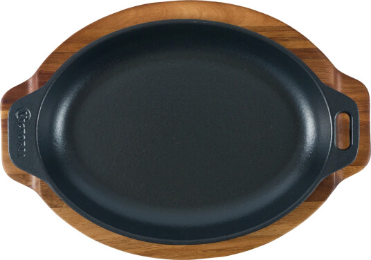 Victoria Victoria ovalt serveringsfat i akasietre 29,4x19 cm