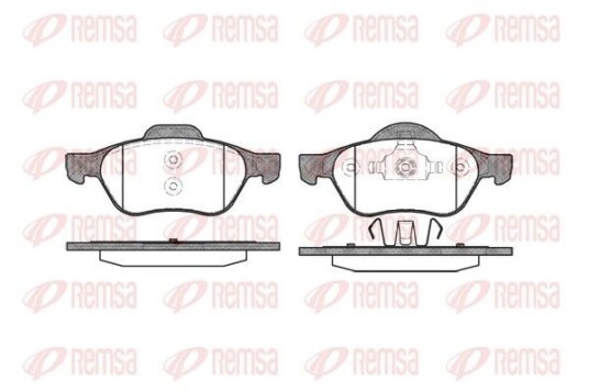 Bremseklosser REMSA 0962.00 Bremseklosser REMSA 0962.00
